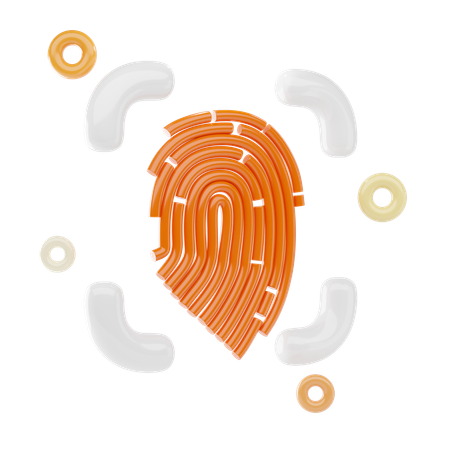 Fingerprint  3D Icon