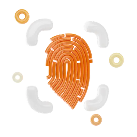 Fingerprint  3D Icon