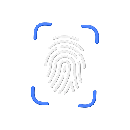 Fingerprint  3D Icon