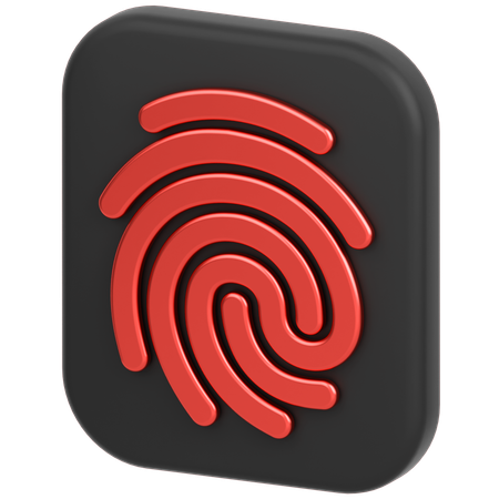 Fingerprint  3D Icon