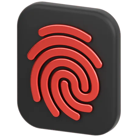 Fingerprint  3D Icon