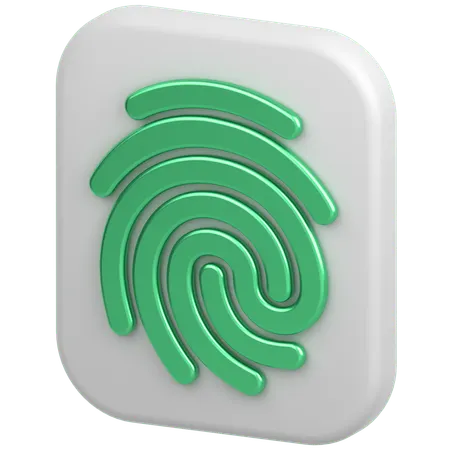 Fingerprint  3D Icon