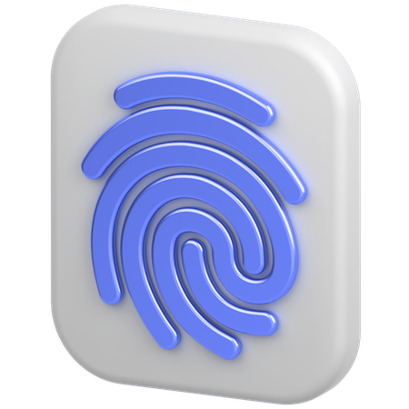 Fingerprint  3D Icon