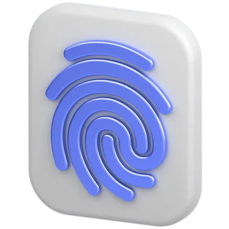 Fingerprint  3D Icon