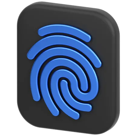 Fingerprint  3D Icon