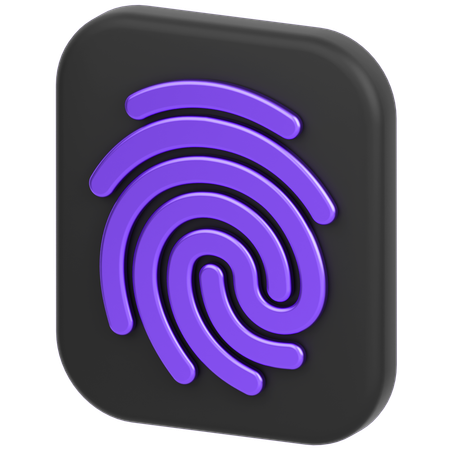 Fingerprint  3D Icon