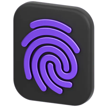 Fingerprint  3D Icon