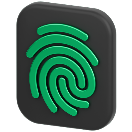 Fingerprint  3D Icon