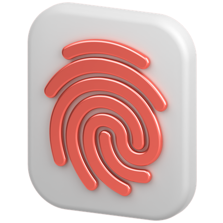 Fingerprint  3D Icon