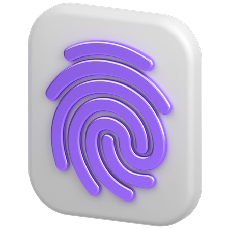 Fingerprint  3D Icon