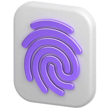 Fingerprint  3D Icon