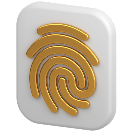 Fingerprint  3D Icon