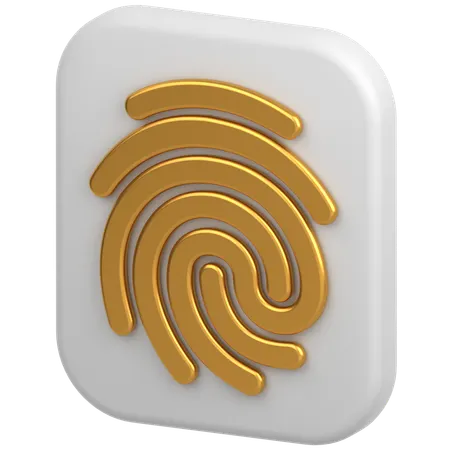 Fingerprint  3D Icon