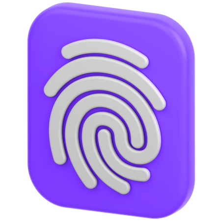 Fingerprint  3D Icon