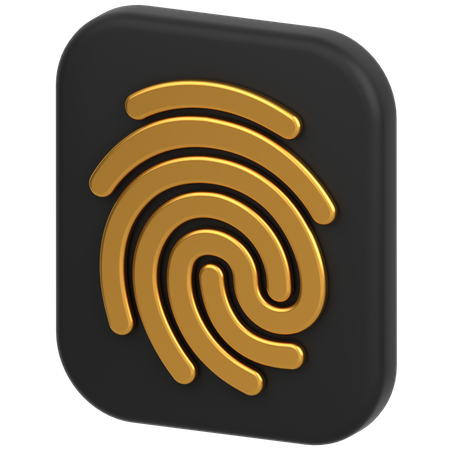 Fingerprint  3D Icon