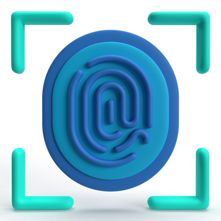 Fingerprint  3D Icon