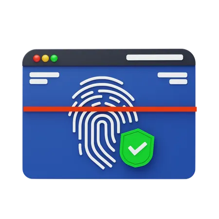 Fingerprint  3D Icon