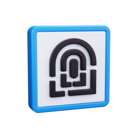 Fingerprint  3D Icon