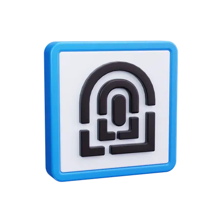 Fingerprint  3D Icon