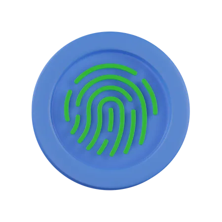 Fingerprint  3D Icon