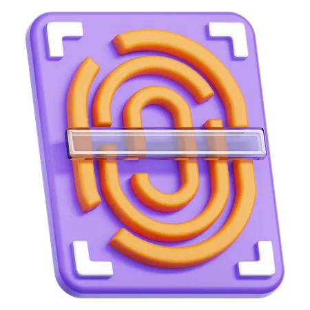 Fingerprint  3D Icon