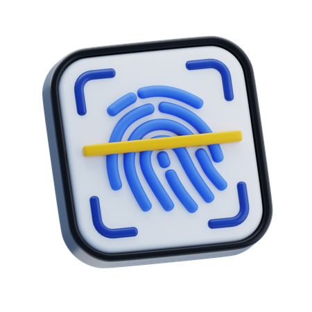 Fingerprint  3D Icon