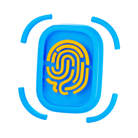 Fingerprint  3D Icon