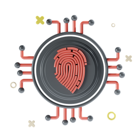 Fingerprint  3D Icon