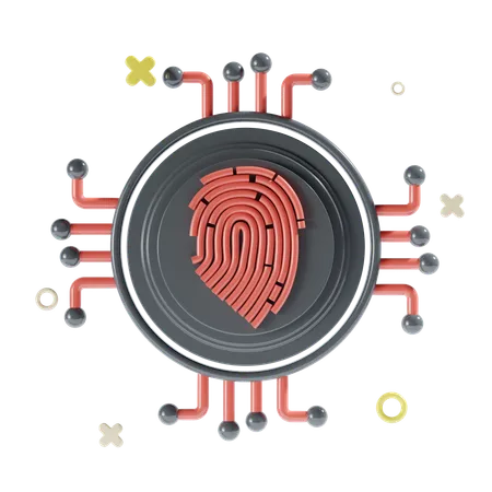 Fingerprint  3D Icon