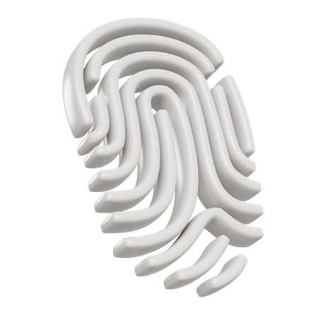 Fingerprint  3D Icon