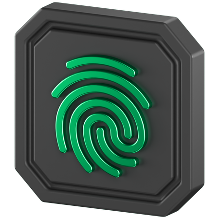 Fingerprint  3D Icon