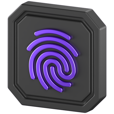 Fingerprint  3D Icon