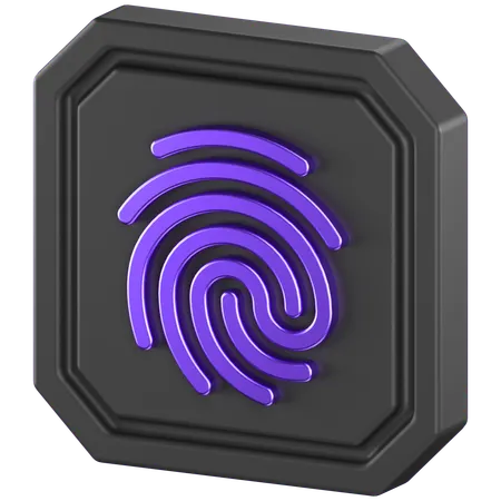 Fingerprint  3D Icon