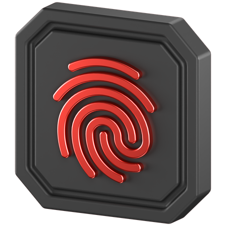 Fingerprint  3D Icon