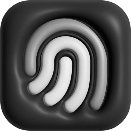 Fingerprint  3D Icon