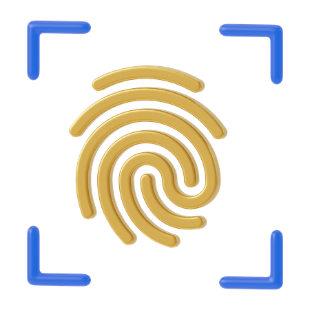 Fingerprint  3D Icon