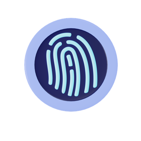 Fingerprint  3D Icon