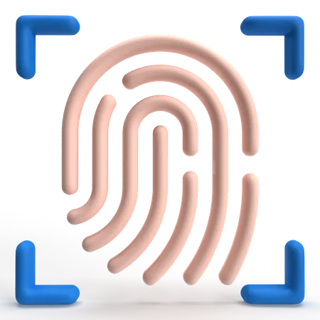 Fingerprint  3D Icon