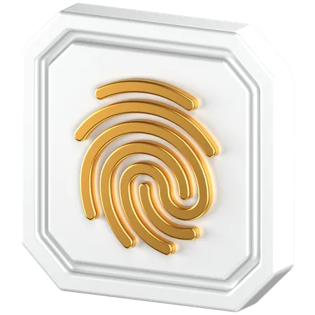 Fingerprint  3D Icon