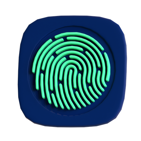 Fingerprint  3D Icon