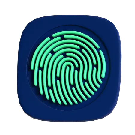 Fingerprint  3D Icon