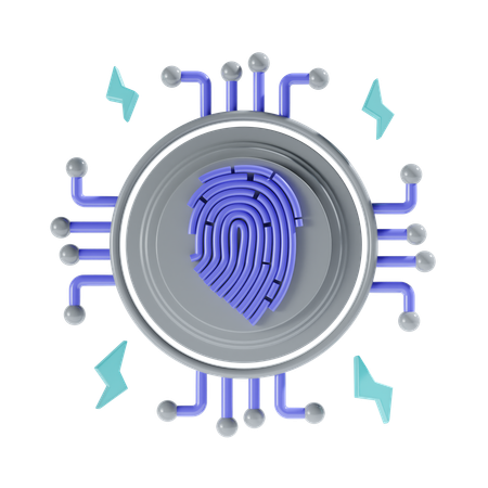 Fingerprint  3D Icon