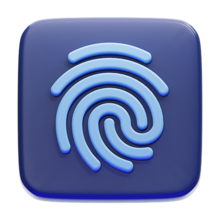 FINGERPRINT  3D Icon