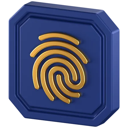 Fingerprint  3D Icon