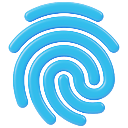 Fingerprint  3D Icon