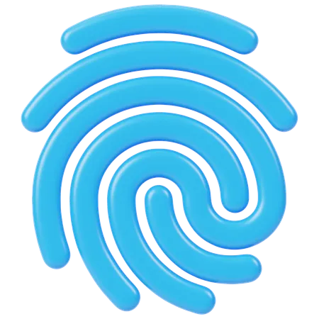 Fingerprint  3D Icon