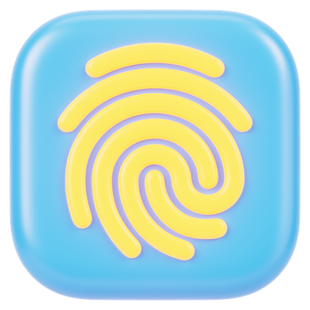 Fingerprint  3D Icon