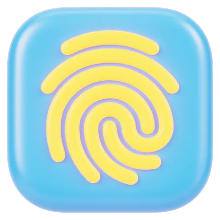 Fingerprint  3D Icon