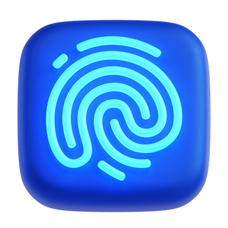 Fingerprint  3D Icon