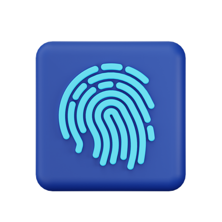 Fingerprint  3D Icon